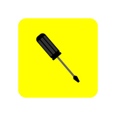 Screwdriver icon. Vector Illustration