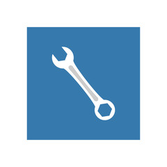 Wrench icon. Vector Illustration