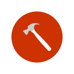 Hammer icon. Vector Illustration