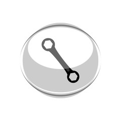 Wrench icon. Vector Illustration