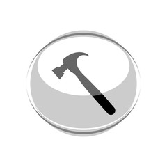 Hammer icon. Vector Illustration