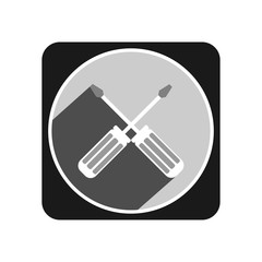 Screwdriver icon. Vector Illustration