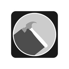 Hammer icon. Vector Illustration