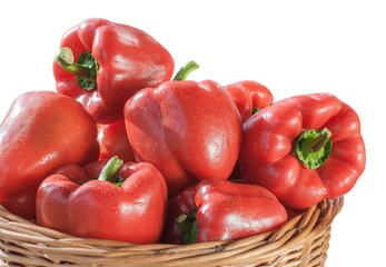 Fresh red bell pepper