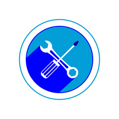Screwdriver icon. Vector Illustration