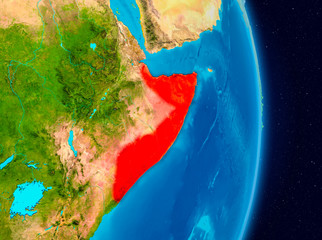 Somalia from space