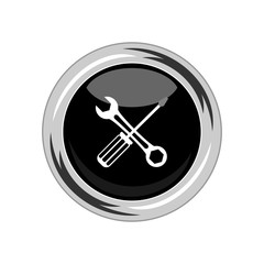 Screwdriver icon. Vector Illustration