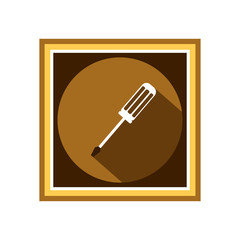 Screwdriver icon. Vector Illustration