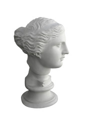 Marble head of the Aphrodite