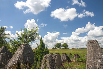 Steinerne Panzersperren, Westwall, 2. Weltkrieg