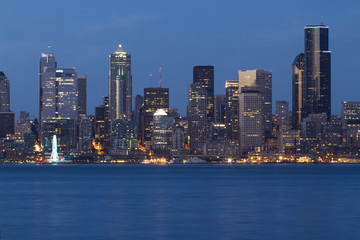 Obraz premium Panoramę Seattle