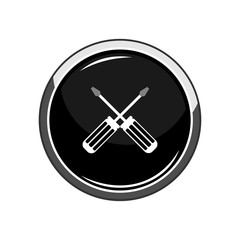 Screwdriver icon. Vector Illustration