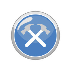 Fototapeta premium Hammer icon. Vector Illustration