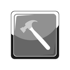 Hammer icon. Vector Illustration