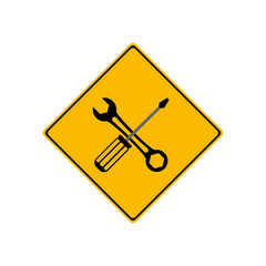 Screwdriver icon. Vector Illustration