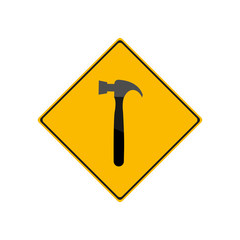 Hammer icon. Vector Illustration