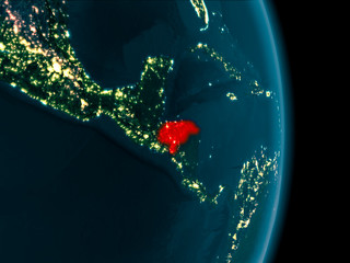 Honduras at night