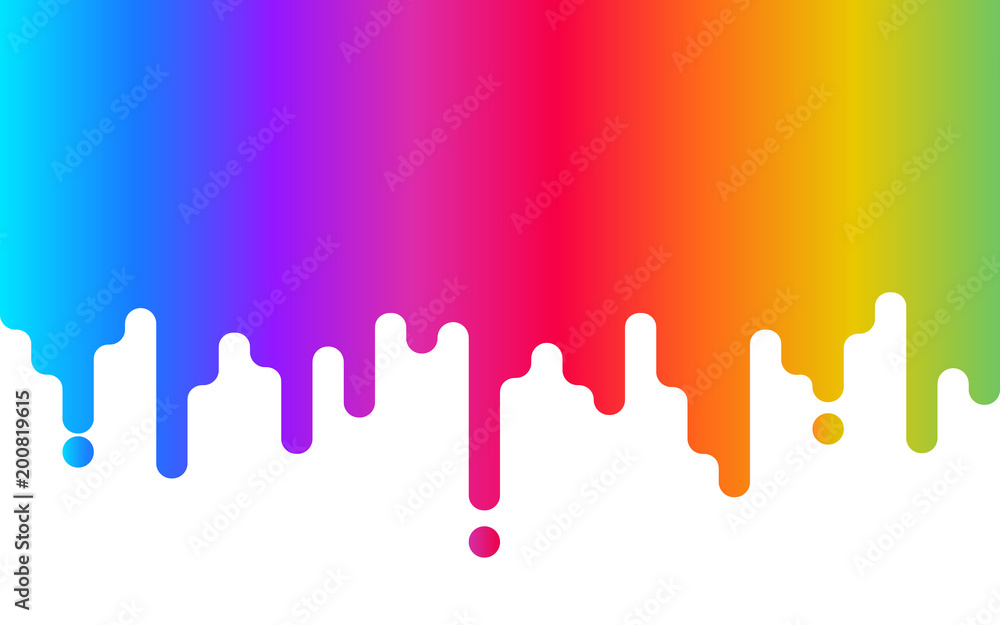 Canvas Prints dripping paint. rainbow background. abstract colorful backdrop on white. color design for website, b
