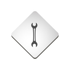 Wrench icon. Vector Illustration