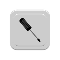 Screwdriver icon. Vector Illustration