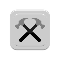 Hammer icon. Vector Illustration