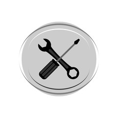 Screwdriver icon. Vector Illustration