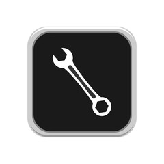 Wrench icon. Vector Illustration