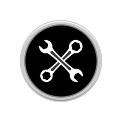 Wrench icon. Vector Illustration