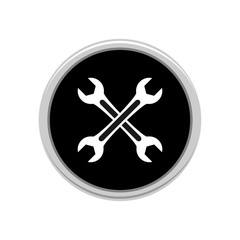 Wrench icon. Vector Illustration