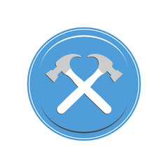 Fototapeta premium Hammer icon. Vector Illustration