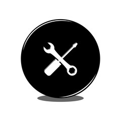 Screwdriver icon. Vector Illustration