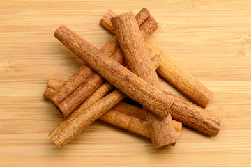 Stack of Cinnamon Sticks