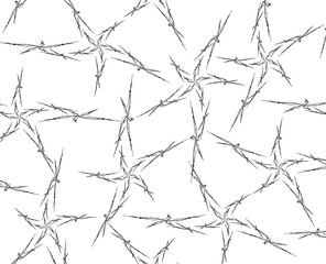 Stars Fine Ink Abstract