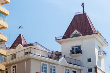 Obraz premium Beautiful roof of the house