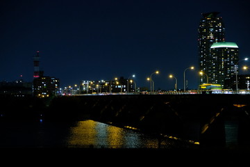 橋の夜景