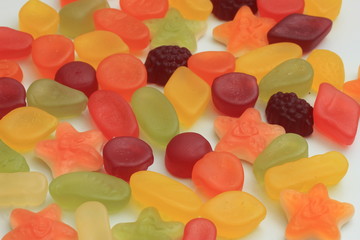 Fototapeta na wymiar Mixure of candy