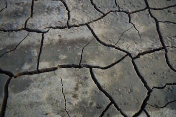 地面の亀裂
