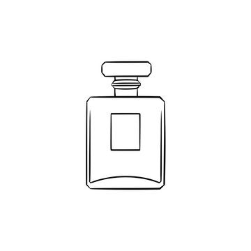 recommend clip art: Perfume hand drawn outline doodle icon. Cologne vector sketch illustration for print, web, mobile and infographics isolated on white background.