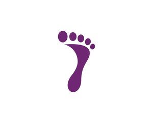 Fototapeta na wymiar foot ilustration Logo vector
