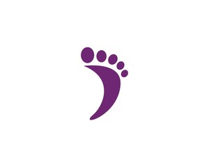 foot ilustration Logo vector