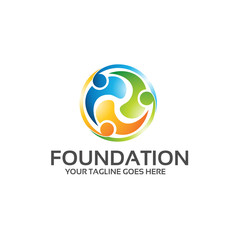 foundation logo template