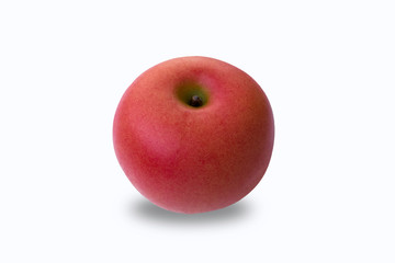 Red Apple isolated on white background with clipping path