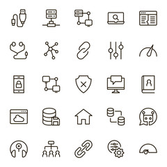 Programming icon set