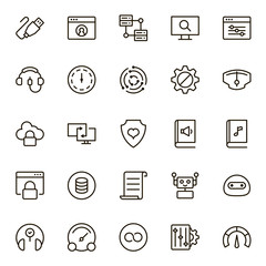Programming icon set