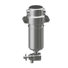 3d Illustration Industrial Part Filter