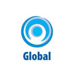 Obraz premium vector logo globe