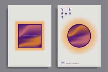 Vibrant gradient backgrounds