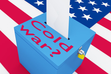 Fototapeta premium Cold War? concept