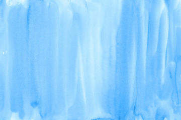 Cold blue watercolor background highly detailed textured grunge template with space for your projects