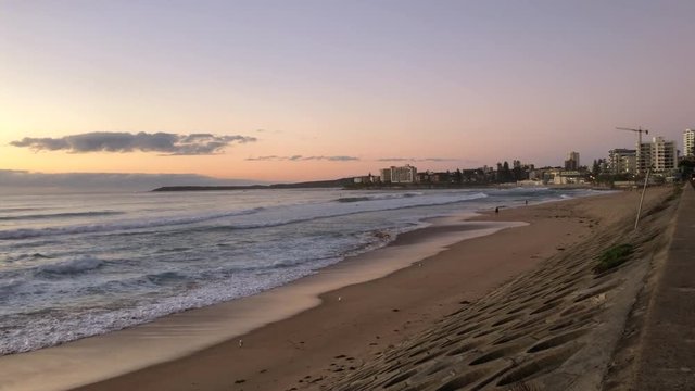 Dawn Sunrise view at Cronulla Beach, Sydney
